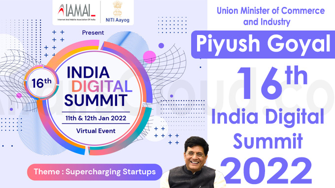Goyal addresses the 16th India Digital Summit, 2022