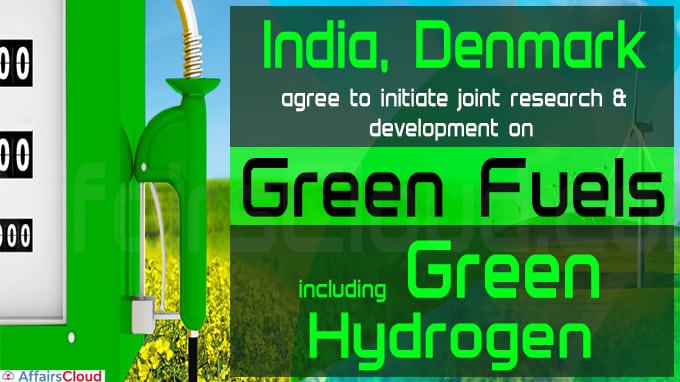 India, Denmark agree to initiate joint research & development on green fuels