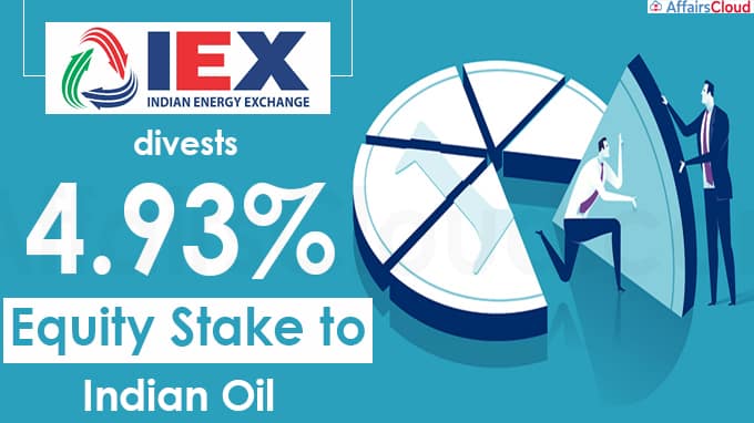 Indian Energy Exchange divests 4.93% equity stake