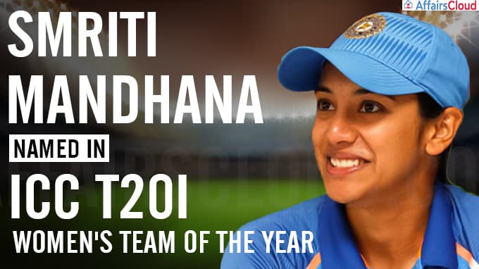 Mandhana named in ICC T20I women's Team of the Year