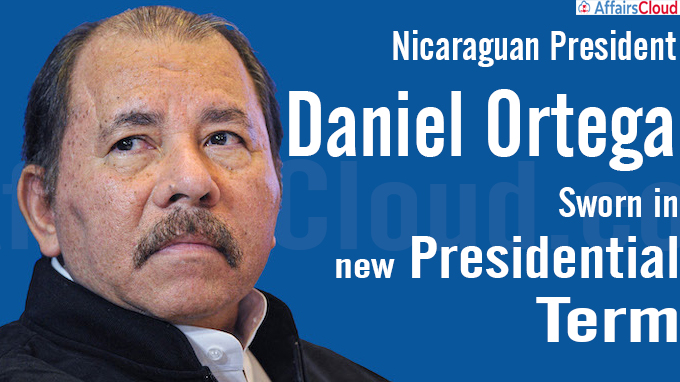 Nicaraguan president sworn in for new term