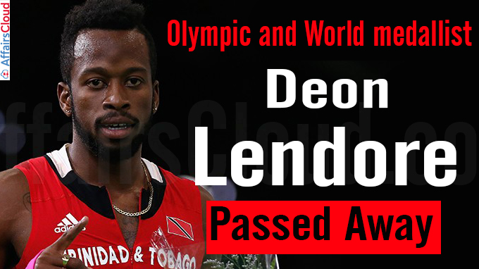 Olympic and World medallist Deon Lendore dies
