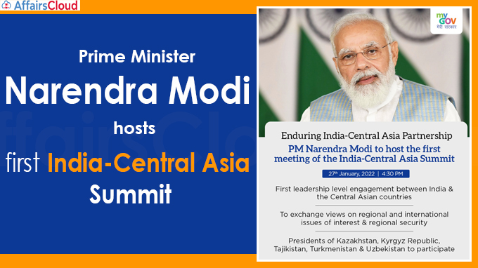 PM Modi hosts first India-Central Asia Summit