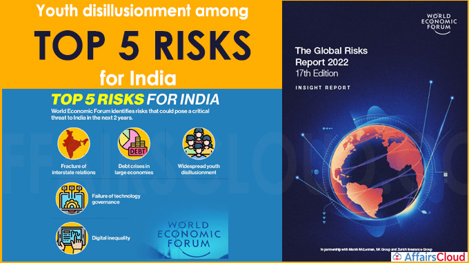 Youth disillusionment among top 5 risks for India