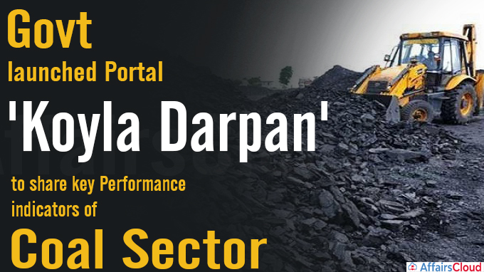 government on Friday announced the launch of a portal, 'Koyla Darpan',