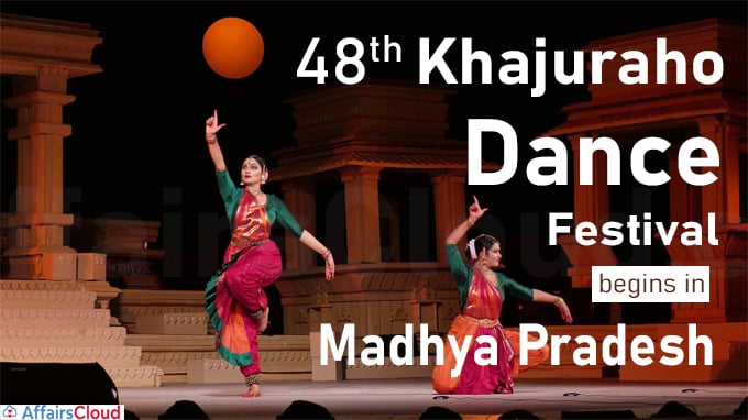 48th Khajuraho Dance Festival begins in Madhya Pradesh