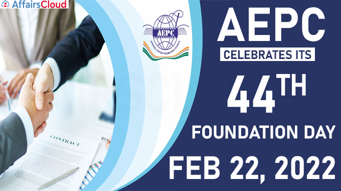 AEPC celebrates its 44th Foundation Day