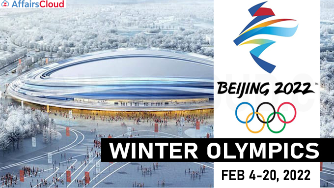Beijing Winter Olympics 2022 held from Feb 4-20, 2022