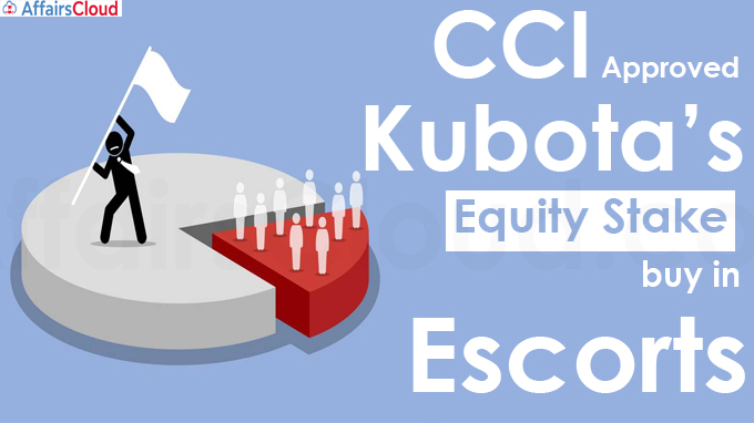 CCI approves Kubota’s equity stake buy in Escorts