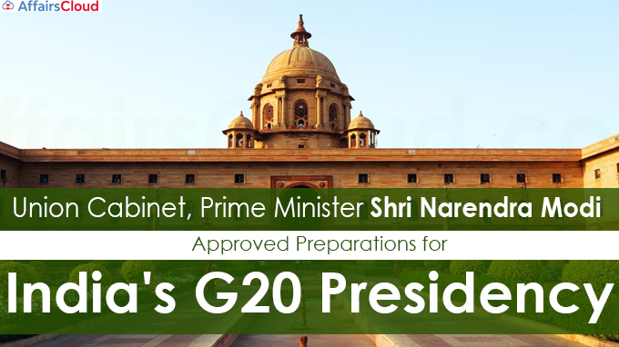 Cabinet approves preparations for India's G20 presidency
