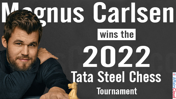 Carlsen wins the 2022 Tata Steel Chess Tournament