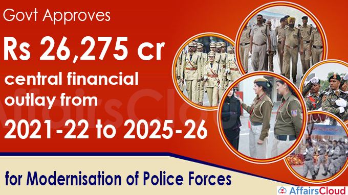 Govt approves Rs 26,275 cr central financial outlay