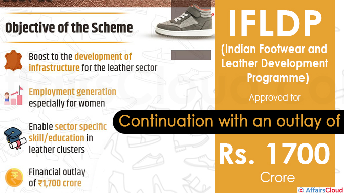 IFLDP approved for continuation with an outlay of Rs. 1700 Crore