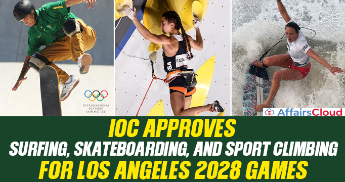 IOC-approves-surfing,-skateboarding,-and-sport-climbing-for-Los-Angeles-2028-Games