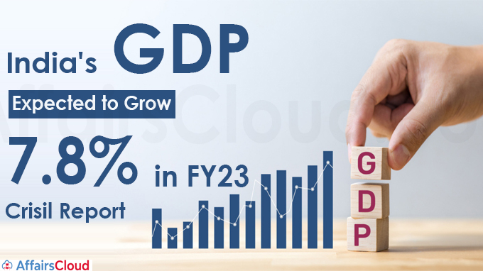 India's GDP expected to grow 7-8% in FY23