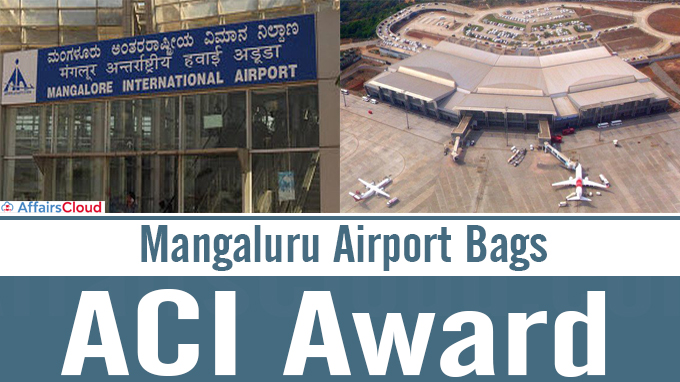 Mangaluru airport bags ACI award