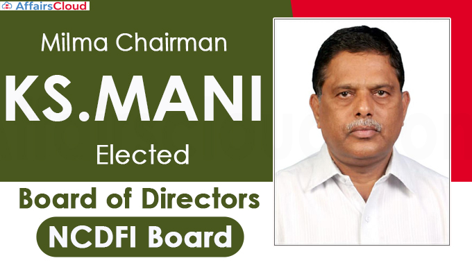 Milma Chairman elected to NCDFI board