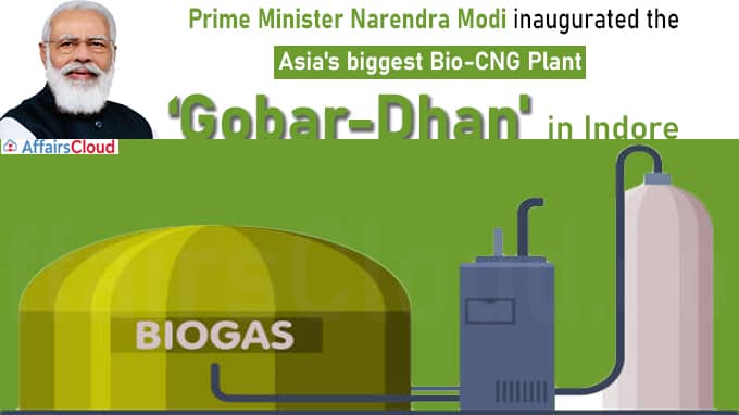 PM Modi inaugurates Asia's biggest Bio-CNG plant ‘Gobar-Dhan' in Indore
