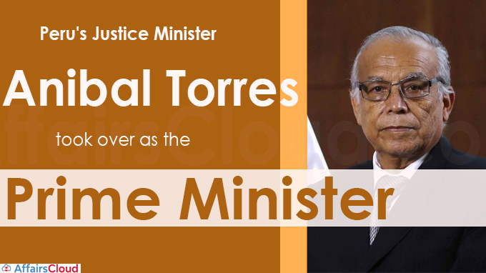 Peru's Justice Minister Anibal Torres