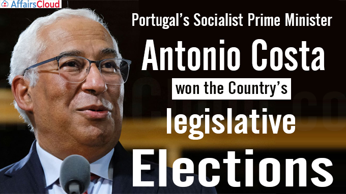 Portugal’s Socialist Prime Minister, Antonio Costa, won the country’s legislative elections
