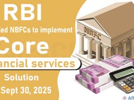 RBI Specified NBFCs to implement core financial services solutio