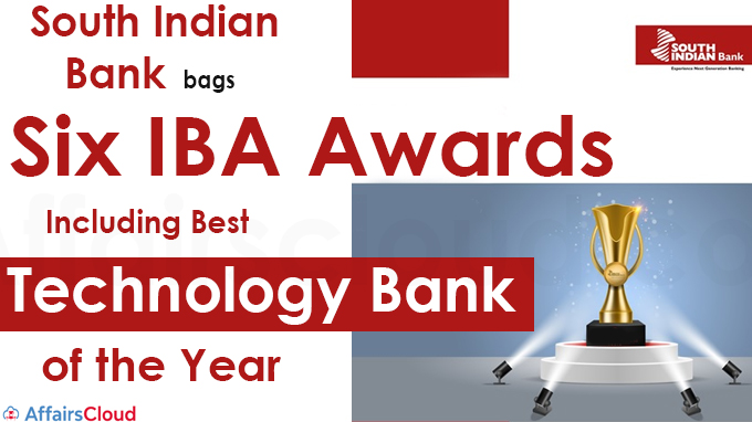 South Indian Bank bags six IBA awards