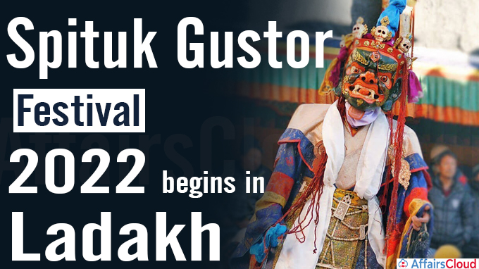 Spituk Gustor Festival 2022 begins in Ladakh