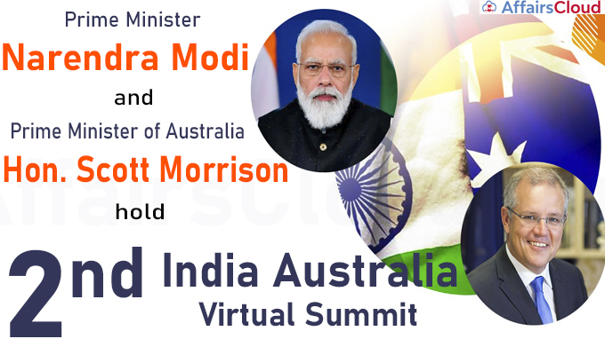 2nd India Australia Virtual Summit