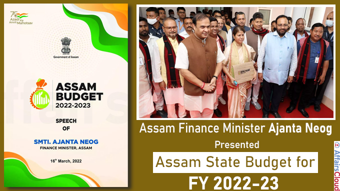 Ajanta Neog Presented Assam Budget For FY 2022-23