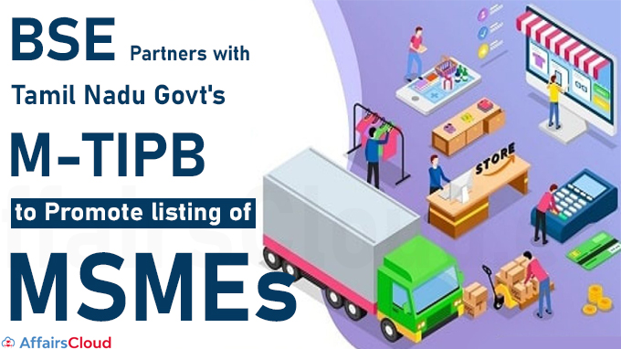 BSE partners with Tamil Nadu govt's M-TIPB