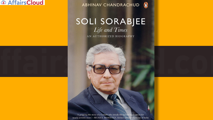 Biography of late jurist Soli Sorabjee to release in April
