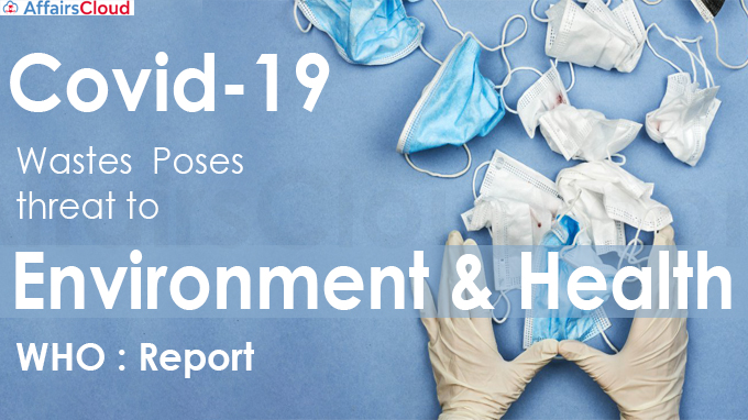 Covid-19 wastes – a threat to environment, health