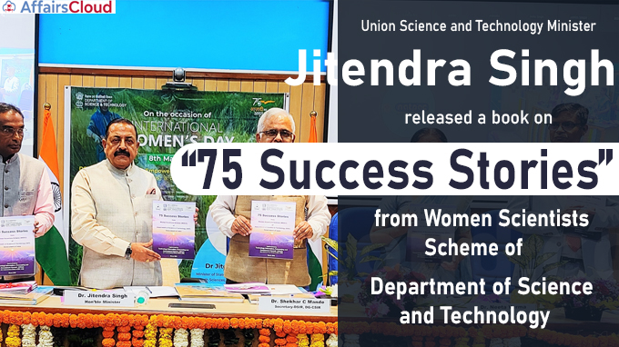 Dr Jitendra Singh releases a book on “75 Success Stories”