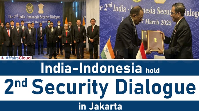 India-Indonesia hold second security dialogue in Jakarta