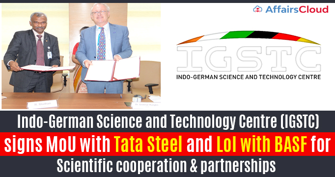 Indo-German-Science-and-Technology-Centre-(IGSTC)-signs-MoU-with-Tata-Steel