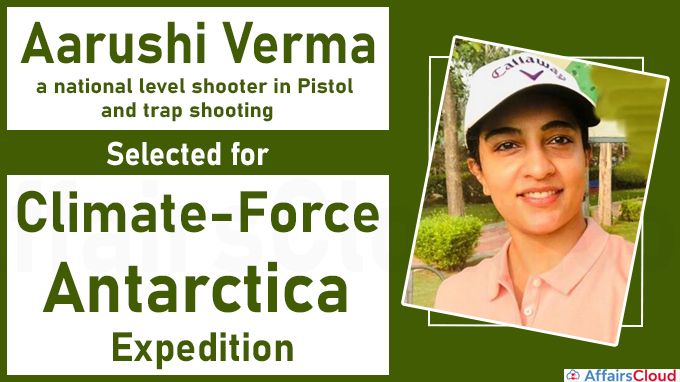 National sportswoman selected for Climate-Force Antarctica Expedition new