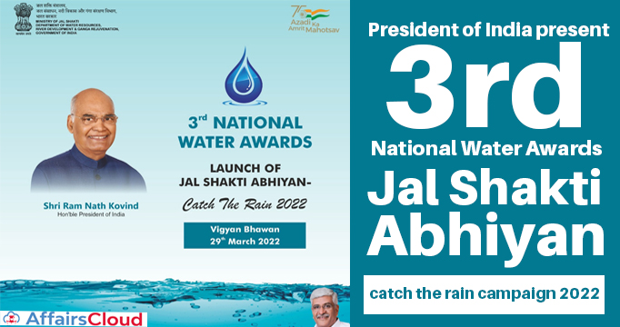 President-of-India-present-3rd-National-Water-Awards-and-launches-the-Jal-Shakti-Abhiyan