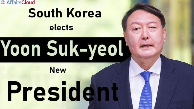 South Korea elects Yoon Suk-yeol as new president