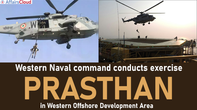 Western Naval command conducts exercise prasthan