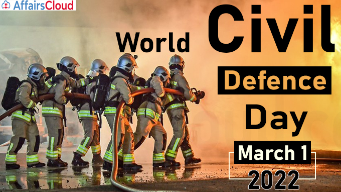 World Civil Defence Day - March 1 2022