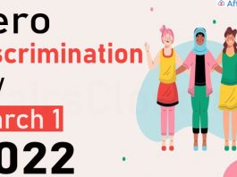 Zero Discrimination Day - March 1 2022