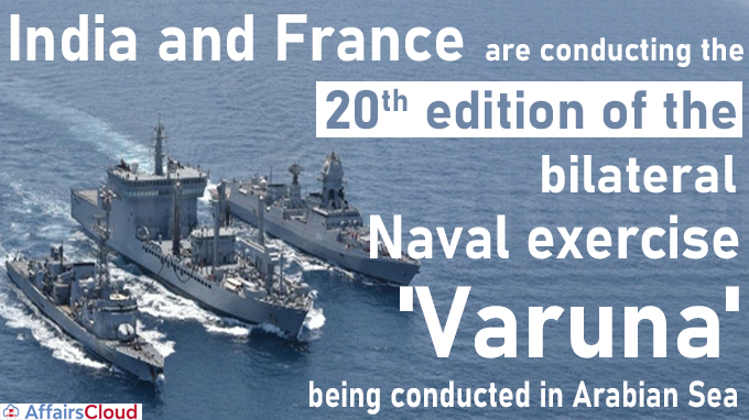20th bilateral Naval Exercise between Indian, French Navies - VARUNA (1)