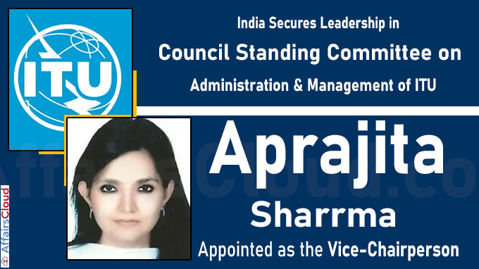 Aprajita Sharrma Appointed as the Vice-Chairperson