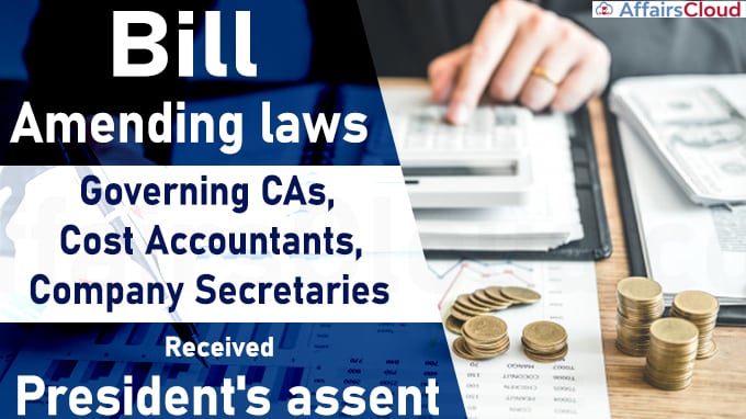 Bill amending laws governing CAs