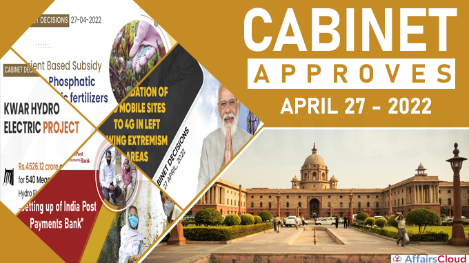 Cabinet Approval on April 27, 2022