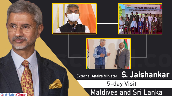 External Affairs Minister Jaishankar begins 5-day visit to Maldives and Sri Lanka