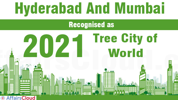 Hyderabad And Mumbai recognised as 2021 Tree City of World