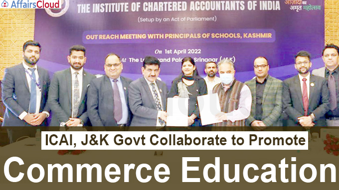 ICAI, J&K govt collaborate to promote commerce education