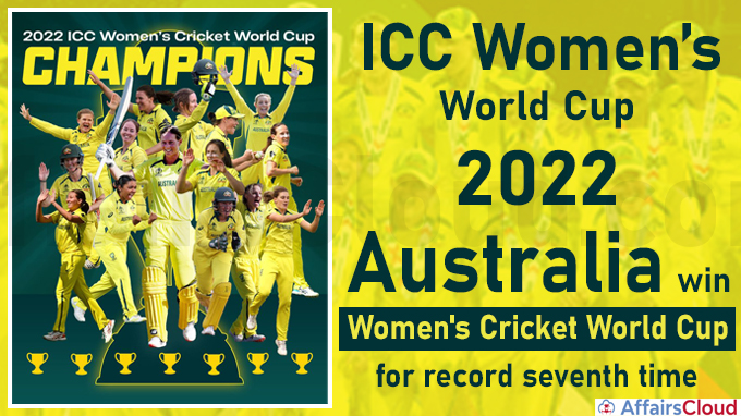 ICC Women’s World Cup 2022