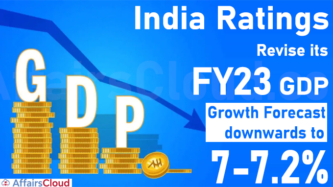 India Ratings revise its FY23 GDP growth